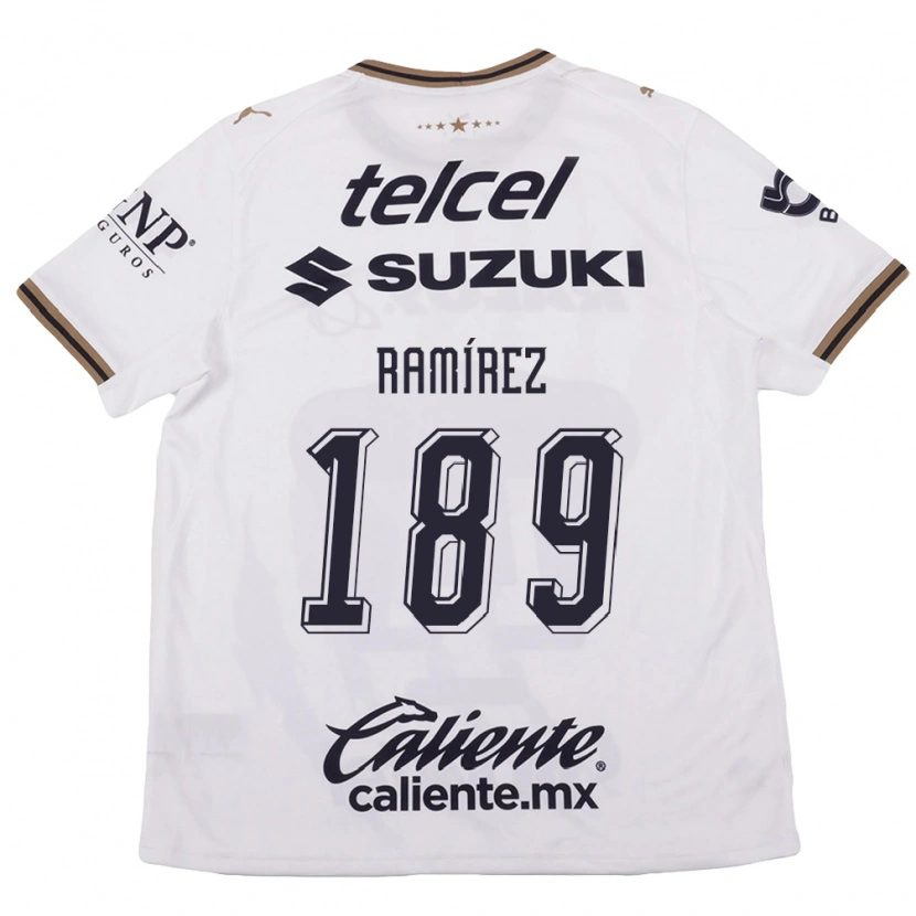 Danxen Hombre Camiseta Héctor Ramírez #189 Blanco Negro Marrón 2ª Equipación 2026/27 La Camisa