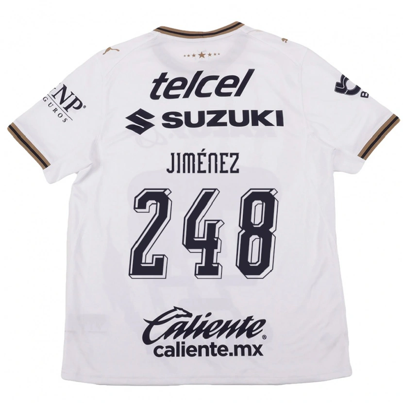 Danxen Hombre Camiseta Iker Jiménez #248 Blanco Negro Marrón 2ª Equipación 2026/27 La Camisa