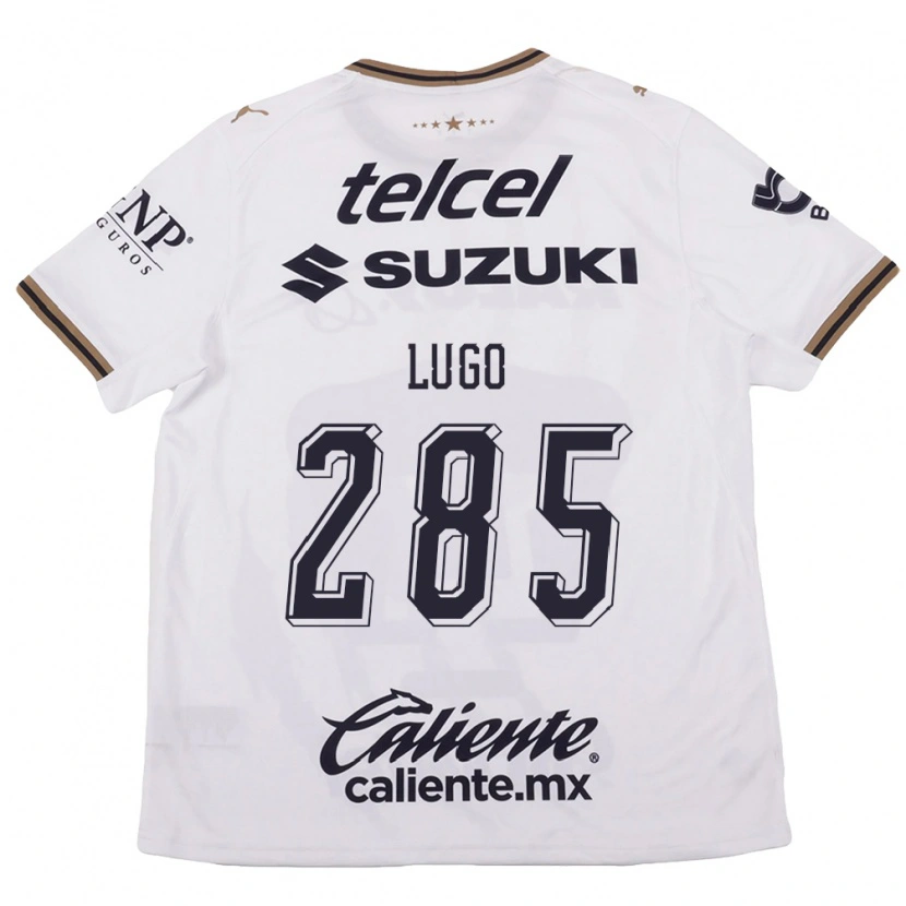 Danxen Hombre Camiseta Nicolás Lugo #285 Blanco Negro Marrón 2ª Equipación 2026/27 La Camisa