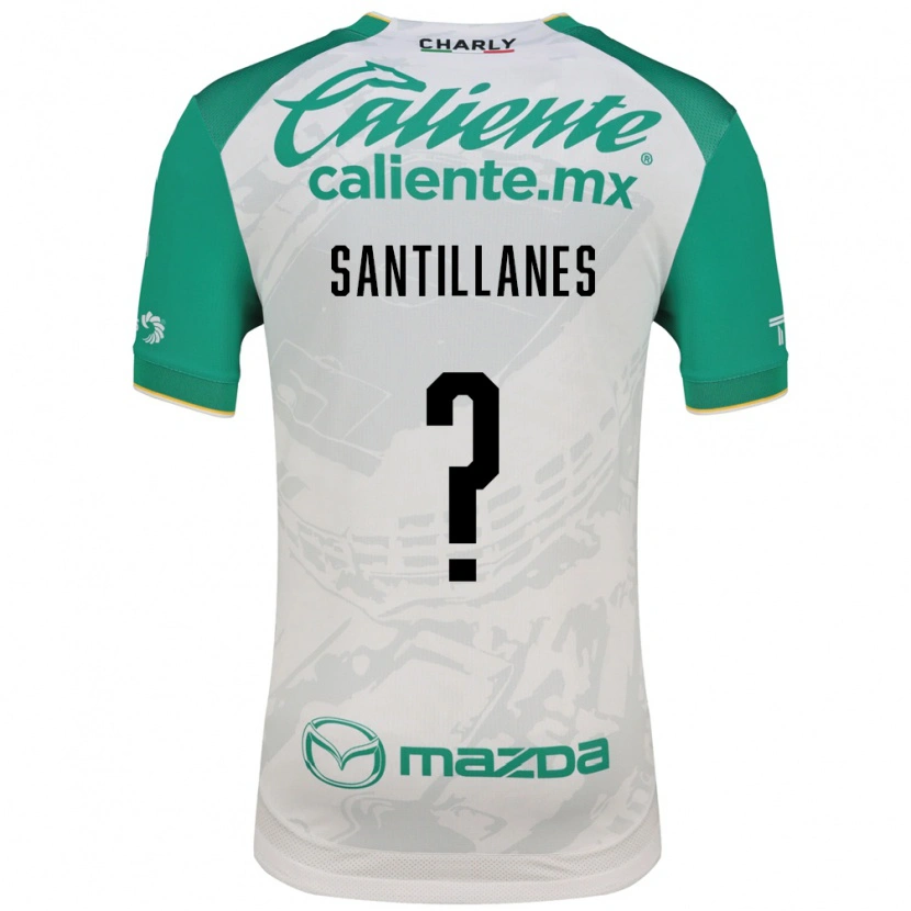 Danxen Hombre Camiseta Antonio Santillanes #0 Verde Claro Blanco 2ª Equipación 2026/27 La Camisa