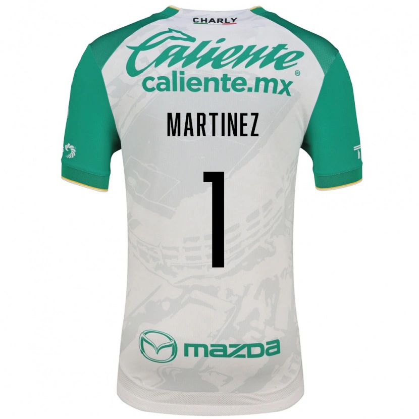 Danxen Hombre Camiseta Angeles Martínez #1 Verde Claro Blanco 2ª Equipación 2026/27 La Camisa
