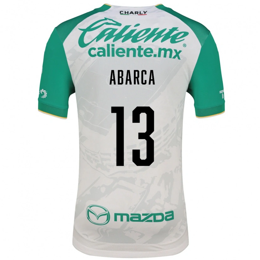 Danxen Hombre Camiseta Vidalia Abarca #13 Verde Claro Blanco 2ª Equipación 2026/27 La Camisa
