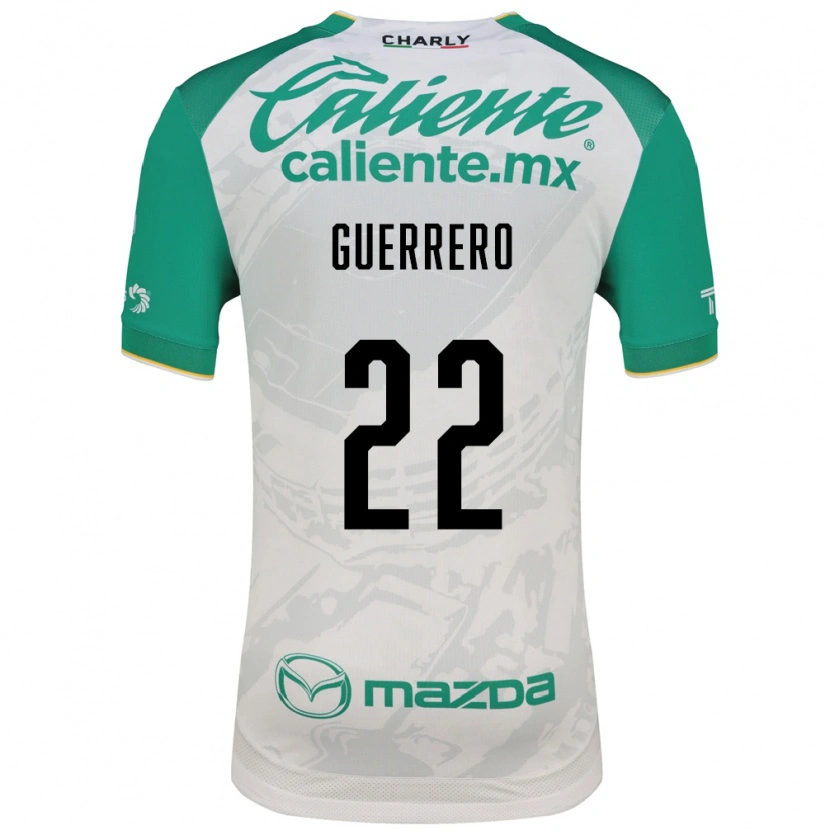 Danxen Hombre Camiseta África Guerrero #22 Verde Claro Blanco 2ª Equipación 2026/27 La Camisa