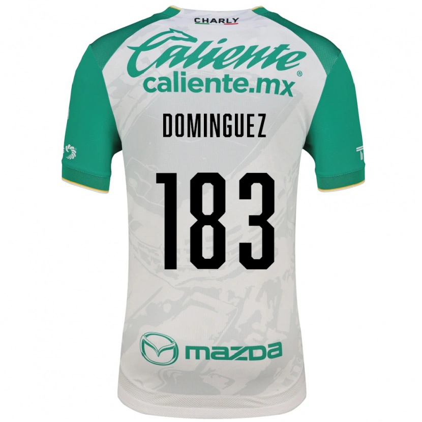 Danxen Hombre Camiseta Jesús Domínguez #183 Verde Claro Blanco 2ª Equipación 2026/27 La Camisa