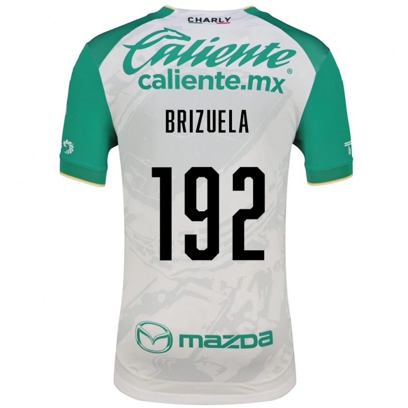 Danxen Hombre Camiseta Juan Brizuela #192 Verde Claro Blanco 2ª Equipación 2026/27 La Camisa
