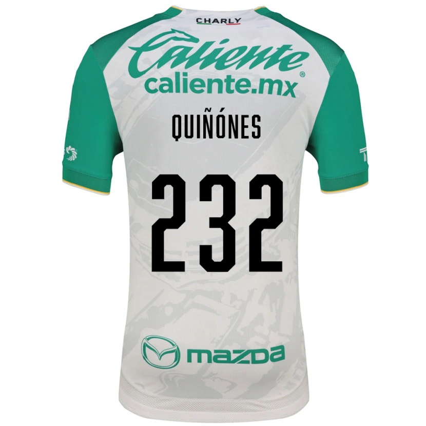 Danxen Hombre Camiseta Jorge Quiñónes #232 Verde Claro Blanco 2ª Equipación 2026/27 La Camisa