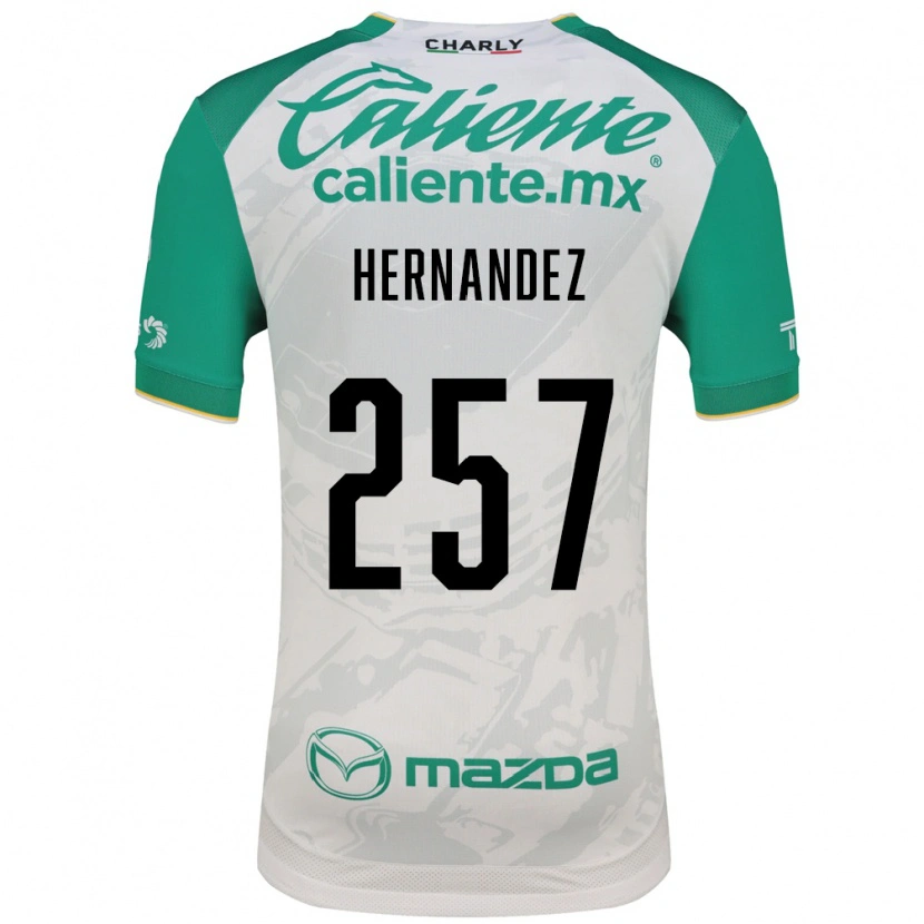 Danxen Hombre Camiseta Karín Hernández #257 Verde Claro Blanco 2ª Equipación 2026/27 La Camisa