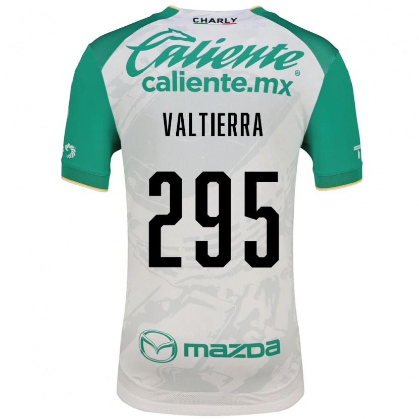 Danxen Hombre Camiseta Demian Valtierra #295 Verde Claro Blanco 2ª Equipación 2026/27 La Camisa