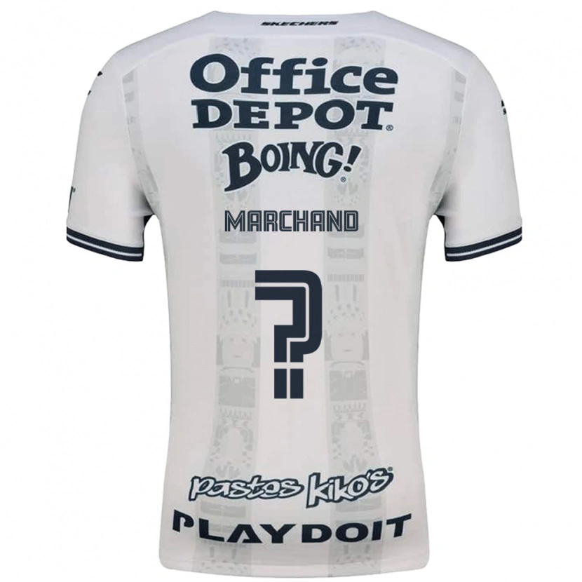 Danxen Hombre Camiseta Jahaziel Marchand #0 Rojo Blanco Negro 2ª Equipación 2026/27 La Camisa