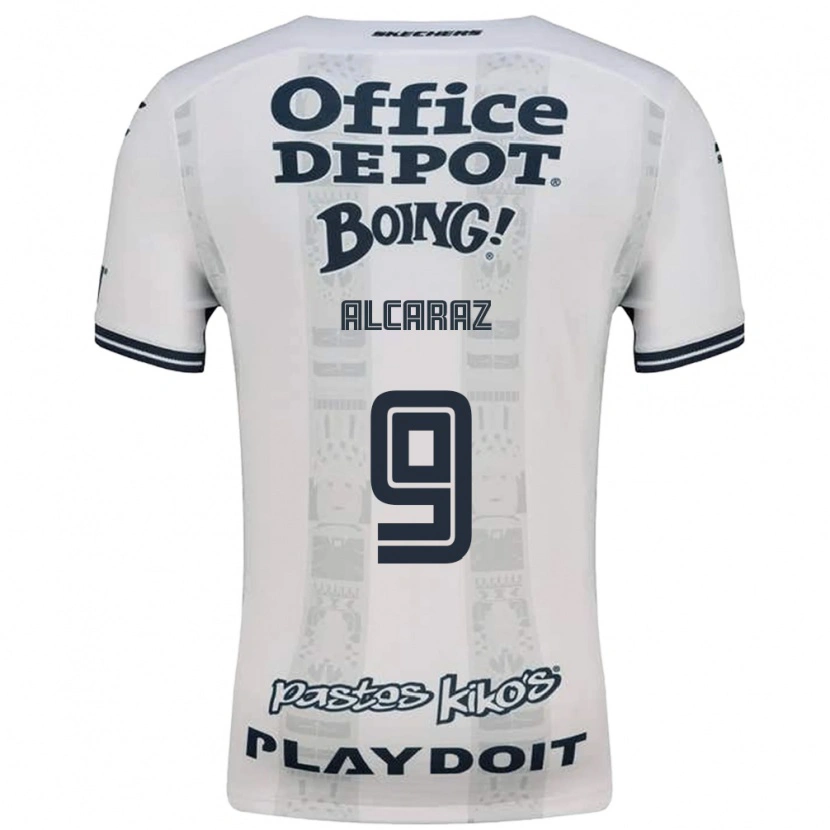 Danxen Hombre Camiseta Adrián Alcaraz #9 Rojo Blanco Negro 2ª Equipación 2026/27 La Camisa