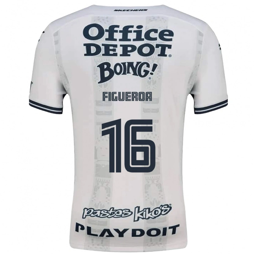 Danxen Hombre Camiseta Antonio Figueroa #16 Rojo Blanco Negro 2ª Equipación 2026/27 La Camisa