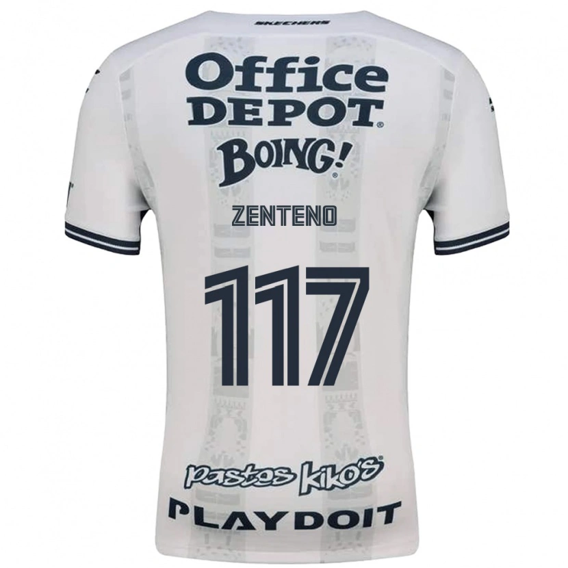 Danxen Hombre Camiseta Gustavo Zenteno #117 Rojo Blanco Negro 2ª Equipación 2026/27 La Camisa