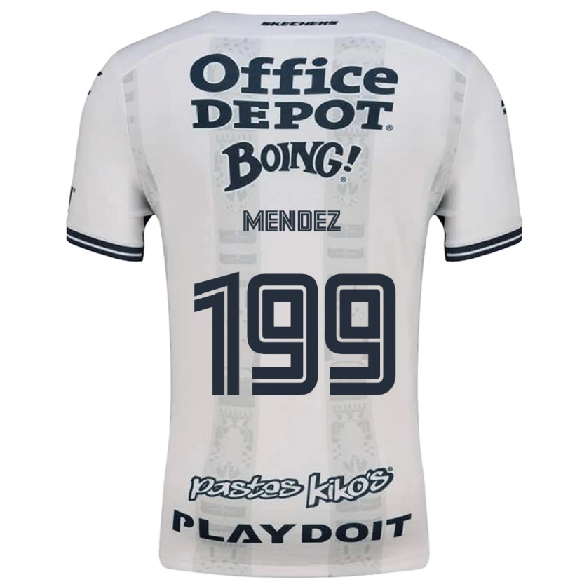 Danxen Hombre Camiseta Daniel Méndez #199 Rojo Blanco Negro 2ª Equipación 2026/27 La Camisa