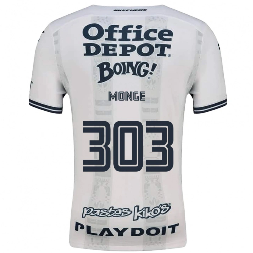 Danxen Hombre Camiseta Abel Monge #303 Rojo Blanco Negro 2ª Equipación 2026/27 La Camisa