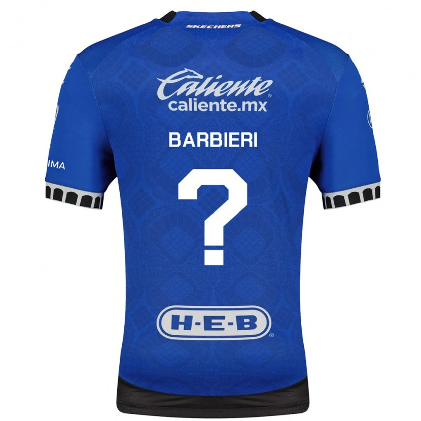 Danxen Hombre Camiseta Miguel Barbieri #0 Azul Real Blanco Negro 2ª Equipación 2026/27 La Camisa