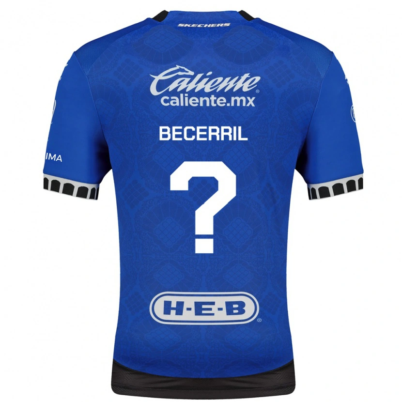 Danxen Hombre Camiseta Abner Becerril #0 Azul Real Blanco Negro 2ª Equipación 2026/27 La Camisa