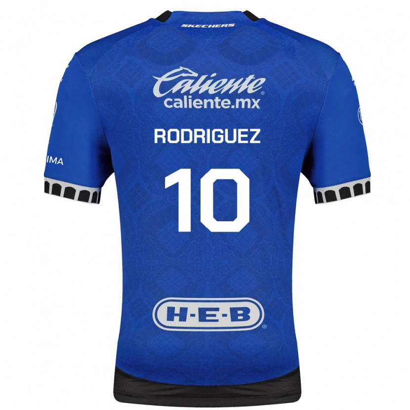 Danxen Hombre Camiseta Lucas Rodriguez #10 Azul Real Blanco Negro 2ª Equipación 2026/27 La Camisa