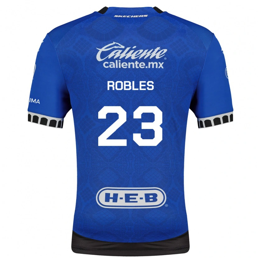 Danxen Hombre Camiseta Juan Robles #23 Azul Real Blanco Negro 2ª Equipación 2026/27 La Camisa
