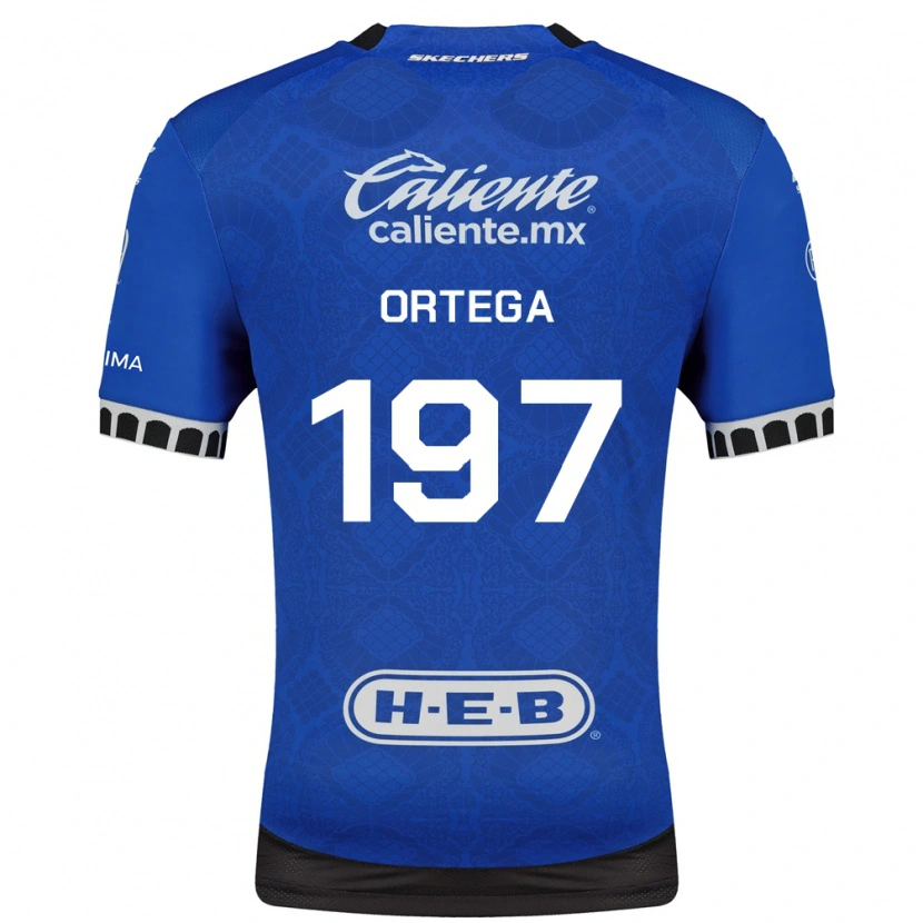 Danxen Hombre Camiseta Javier Ortega #197 Azul Real Blanco Negro 2ª Equipación 2026/27 La Camisa