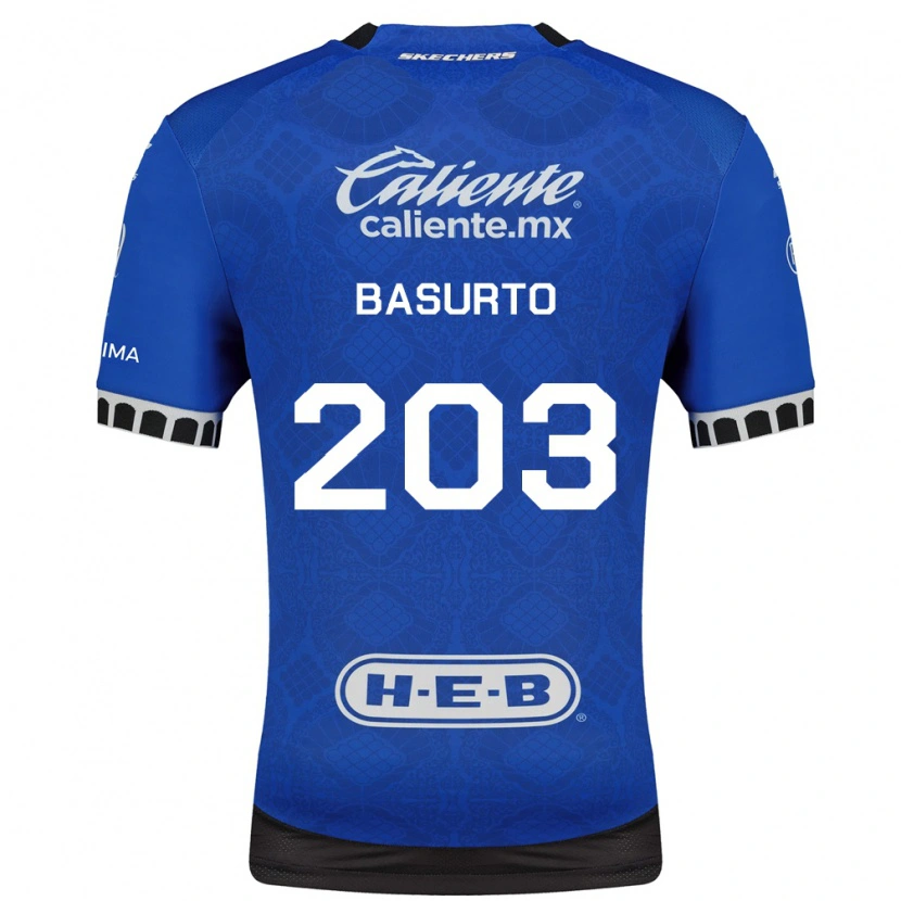 Danxen Hombre Camiseta Osvaldo Basurto #203 Azul Real Blanco Negro 2ª Equipación 2026/27 La Camisa