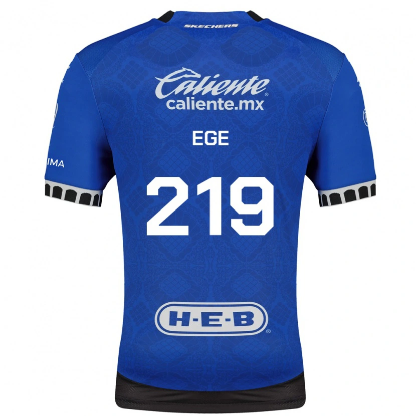 Danxen Hombre Camiseta Bless Ege #219 Azul Real Blanco Negro 2ª Equipación 2026/27 La Camisa