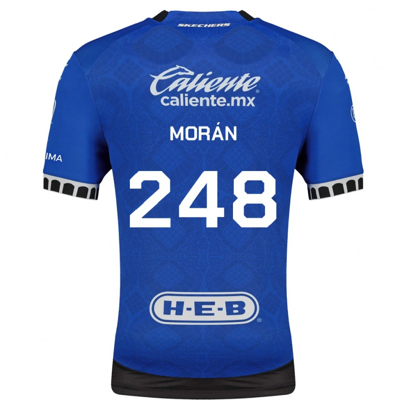 Danxen Hombre Camiseta Jorge Morán #248 Azul Real Blanco Negro 2ª Equipación 2026/27 La Camisa