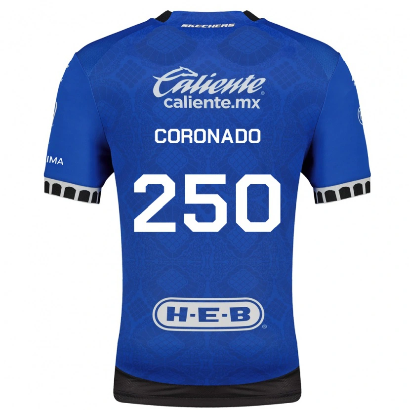 Danxen Hombre Camiseta Maximiliano Coronado #250 Azul Real Blanco Negro 2ª Equipación 2026/27 La Camisa