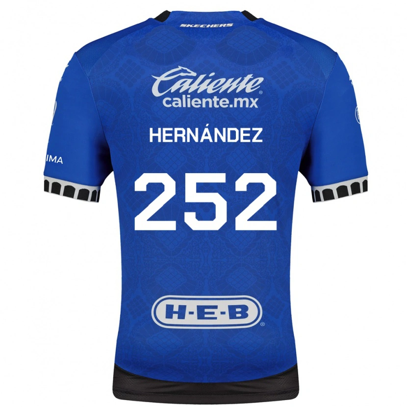 Danxen Hombre Camiseta Emilio Hernández #252 Azul Real Blanco Negro 2ª Equipación 2026/27 La Camisa