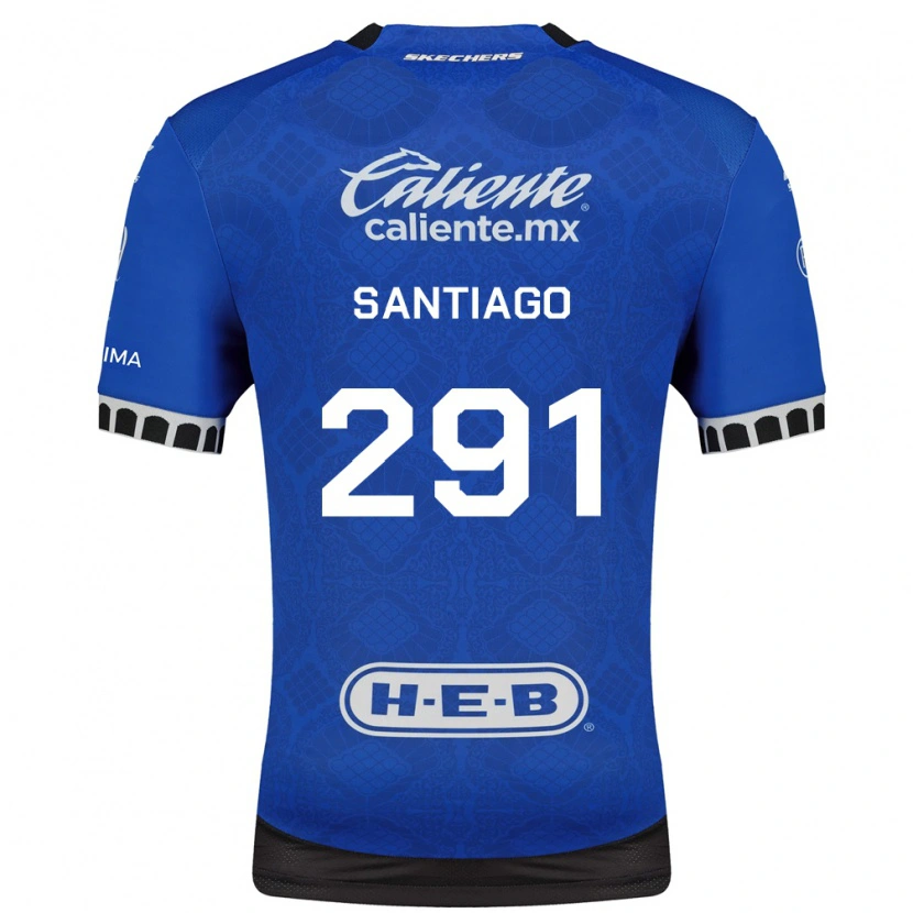 Danxen Hombre Camiseta Santiago De La Barrera #291 Azul Real Blanco Negro 2ª Equipación 2026/27 La Camisa