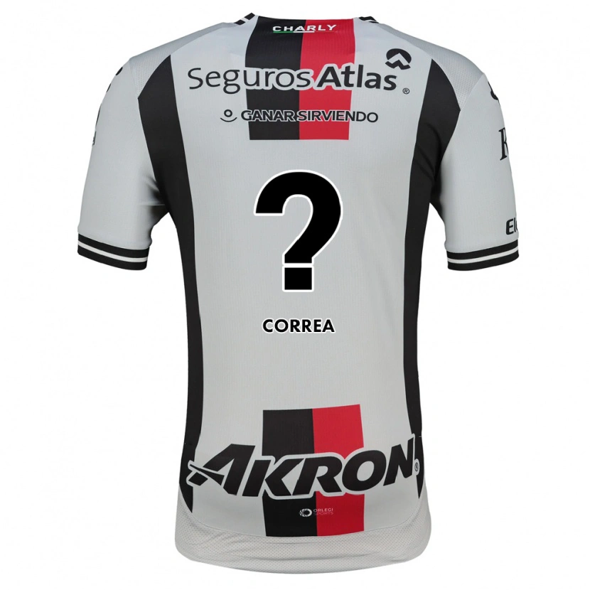 Danxen Hombre Camiseta Leonardo Correa #0 Blanco Rojo Negro 2ª Equipación 2026/27 La Camisa