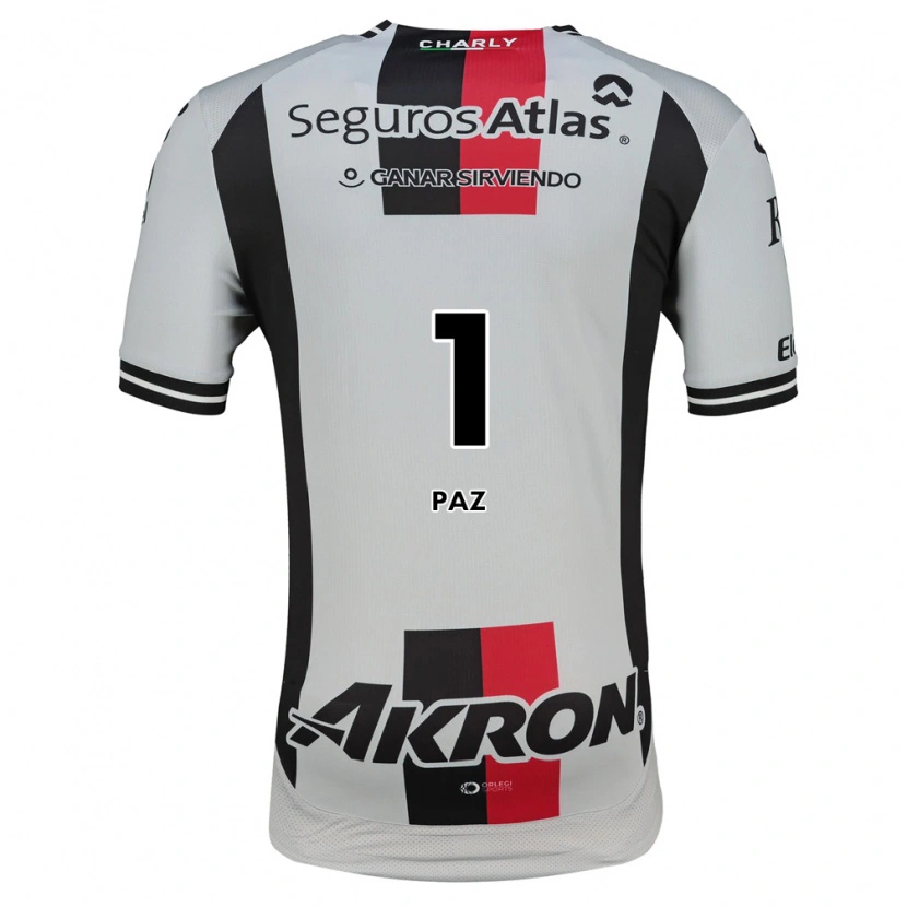 Danxen Hombre Camiseta Ana Gabriela Paz #1 Blanco Rojo Negro 2ª Equipación 2026/27 La Camisa