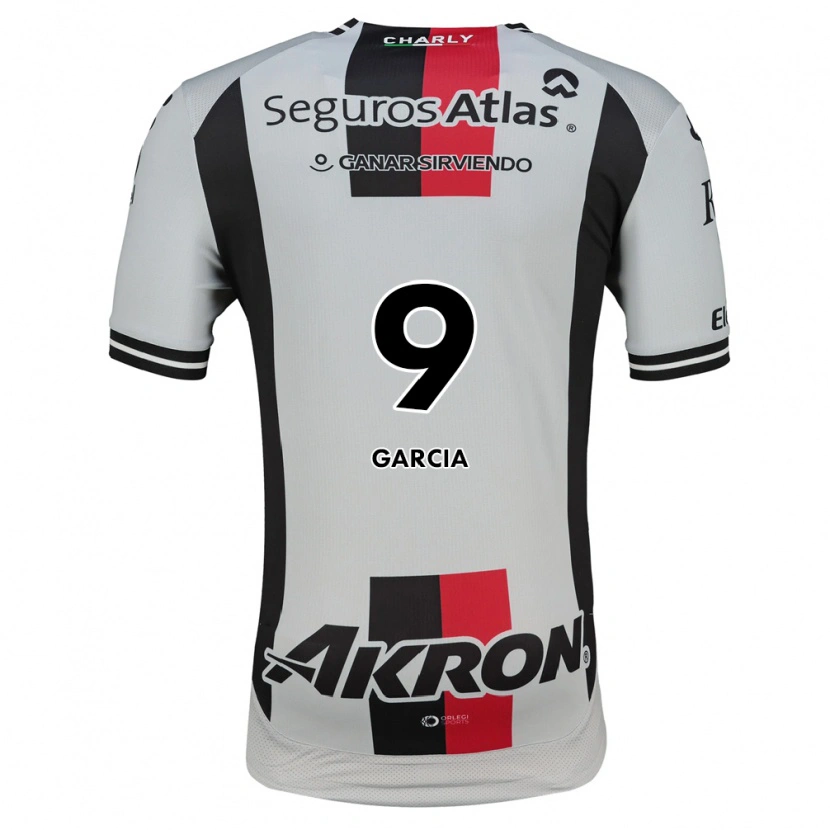 Danxen Hombre Camiseta Marcia García #9 Blanco Rojo Negro 2ª Equipación 2026/27 La Camisa
