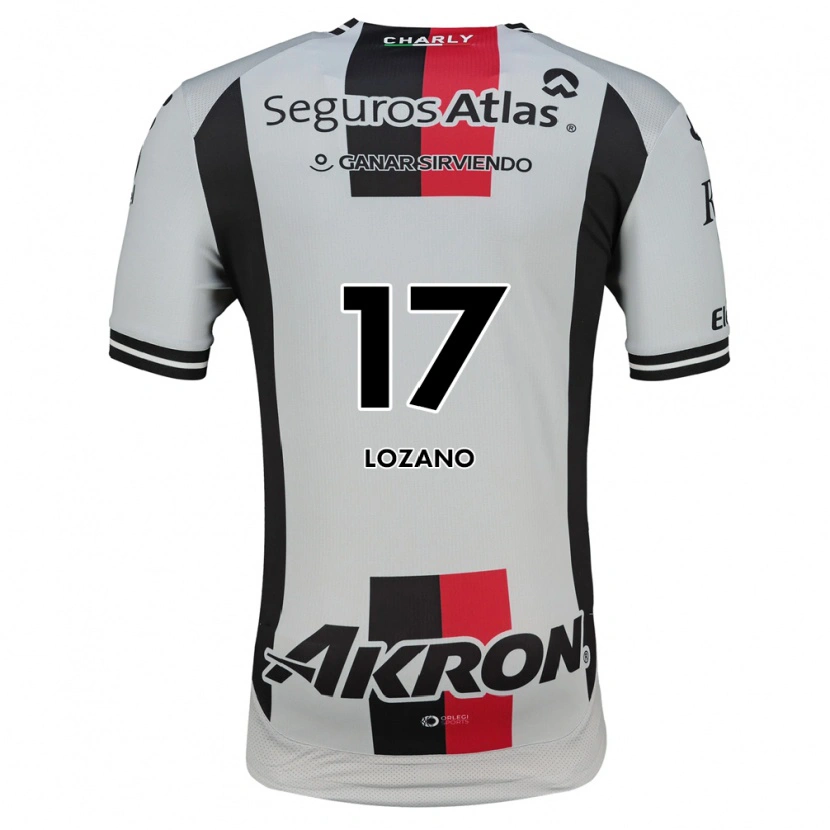Danxen Hombre Camiseta Rivaldo Lozano #17 Blanco Rojo Negro 2ª Equipación 2026/27 La Camisa