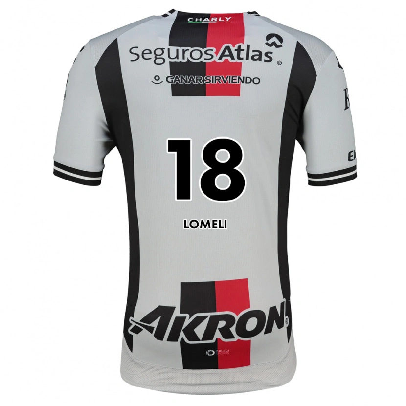 Danxen Hombre Camiseta Alejandra Lomelí #18 Blanco Rojo Negro 2ª Equipación 2026/27 La Camisa