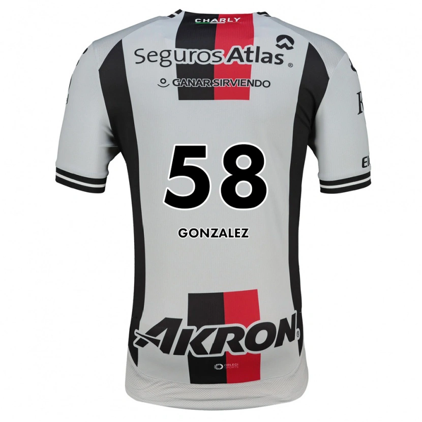 Danxen Hombre Camiseta Arturo González #58 Blanco Rojo Negro 2ª Equipación 2026/27 La Camisa