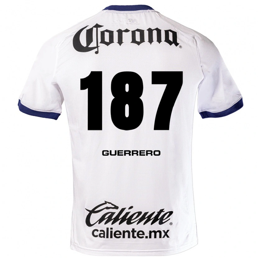 Danxen Hombre Camiseta Dominic Guerrero #187 Blanco Azul Negro 2ª Equipación 2026/27 La Camisa