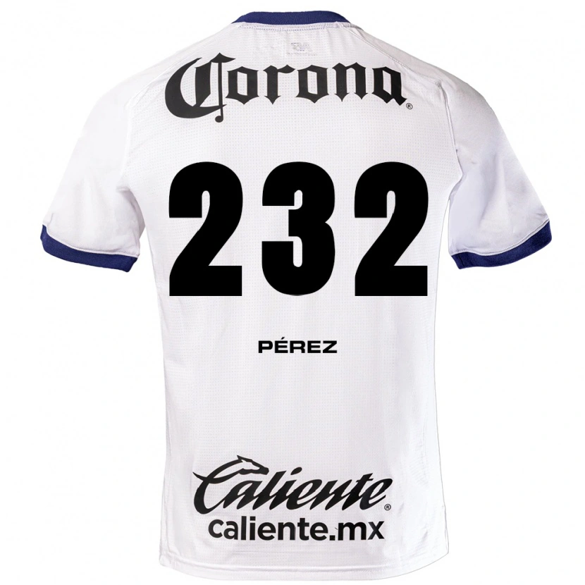 Danxen Hombre Camiseta Diego Pérez #232 Blanco Azul Negro 2ª Equipación 2026/27 La Camisa