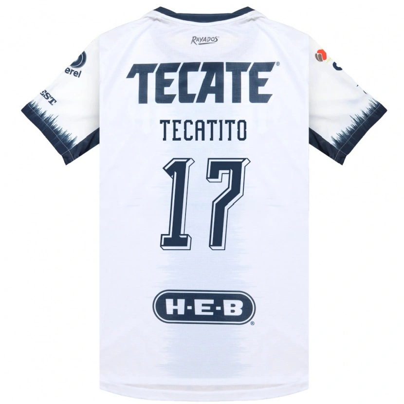 Danxen Hombre Camiseta Jesús Corona #17 Blanco Azul Tinta Rojo 2ª Equipación 2026/27 La Camisa