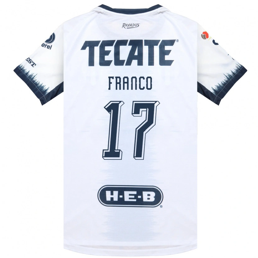 Danxen Hombre Camiseta Yamile Franco #17 Blanco Azul Tinta Rojo 2ª Equipación 2026/27 La Camisa