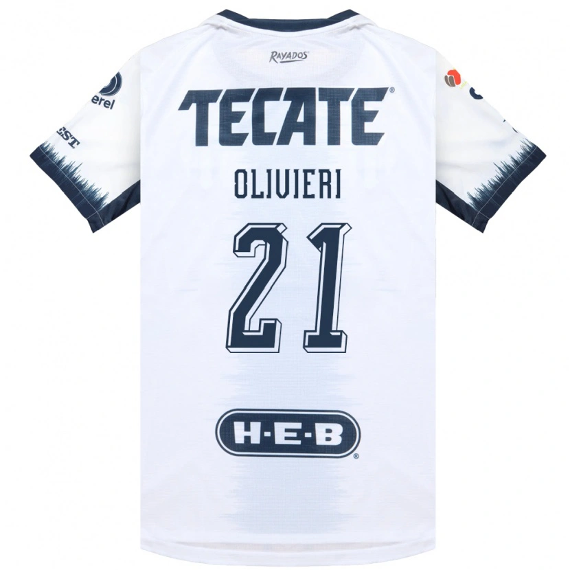 Danxen Hombre Camiseta Barbara Olivieri #21 Blanco Azul Tinta Rojo 2ª Equipación 2026/27 La Camisa