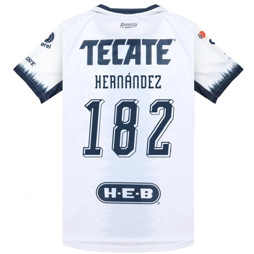 Danxen Hombre Camiseta Derek Hernández #182 Blanco Azul Tinta Rojo 2ª Equipación 2026/27 La Camisa