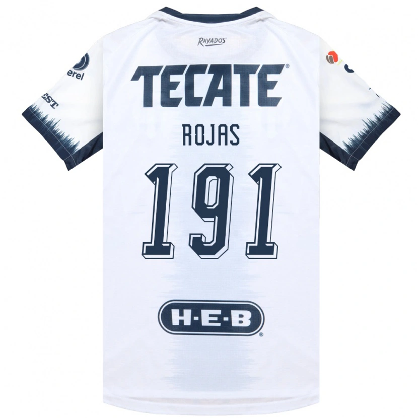 Danxen Hombre Camiseta Luis Rojas #191 Blanco Azul Tinta Rojo 2ª Equipación 2026/27 La Camisa