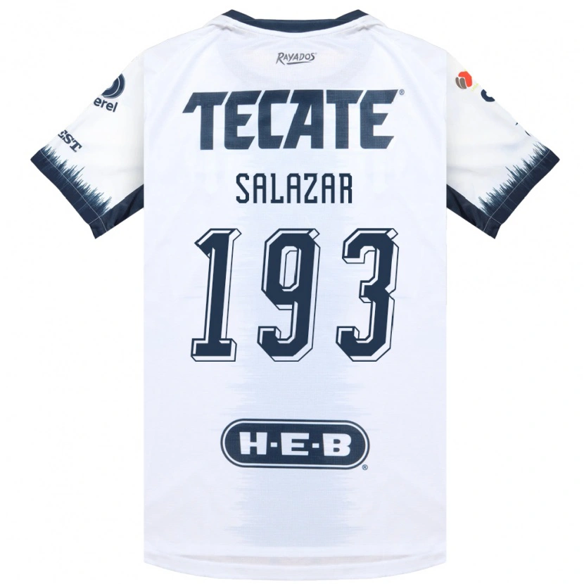 Danxen Hombre Camiseta Jofran Salazar #193 Blanco Azul Tinta Rojo 2ª Equipación 2026/27 La Camisa