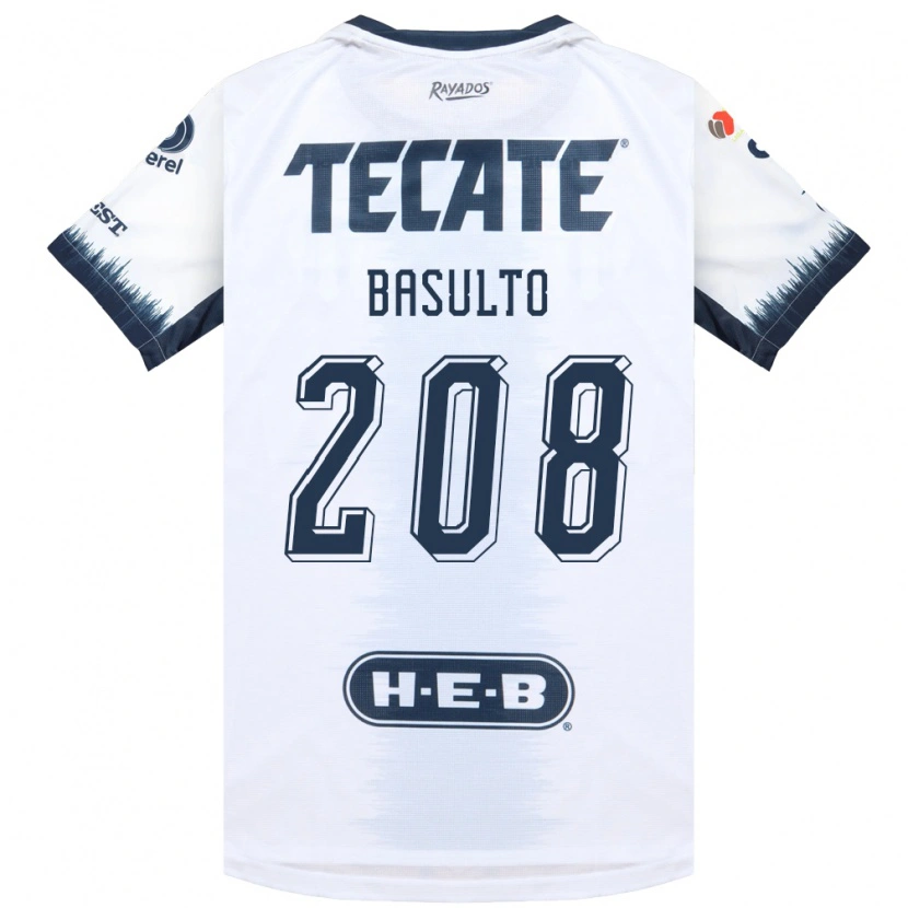 Danxen Hombre Camiseta Luis Basulto #208 Blanco Azul Tinta Rojo 2ª Equipación 2026/27 La Camisa