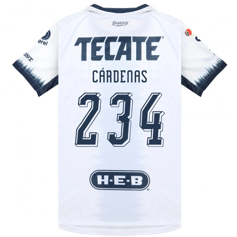 Danxen Hombre Camiseta Mahonry Cárdenas #234 Blanco Azul Tinta Rojo 2ª Equipación 2026/27 La Camisa