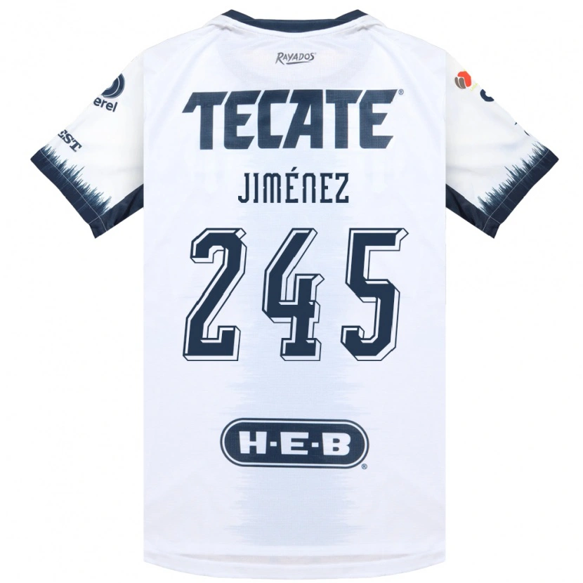 Danxen Hombre Camiseta Gabriel Jiménez #245 Blanco Azul Tinta Rojo 2ª Equipación 2026/27 La Camisa