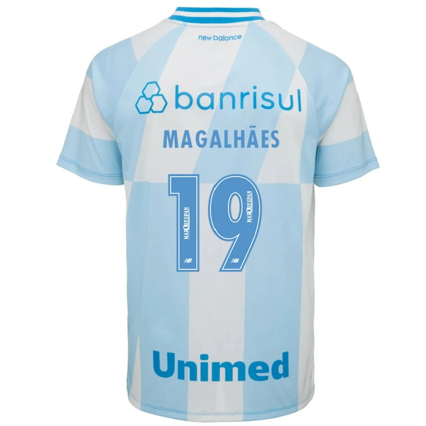 Danxen Hombre Camiseta Fellipe Magalhães #19 Azul Claro Blanco 2ª Equipación 2026/27 La Camisa