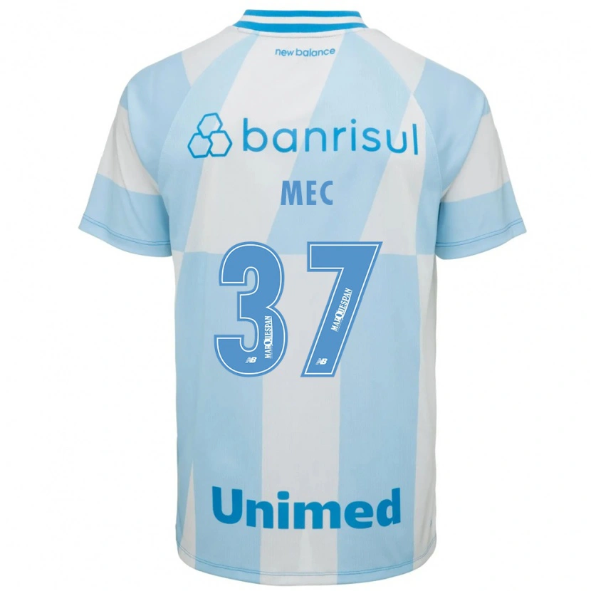 Danxen Hombre Camiseta Gabriel Mec #37 Azul Claro Blanco 2ª Equipación 2026/27 La Camisa