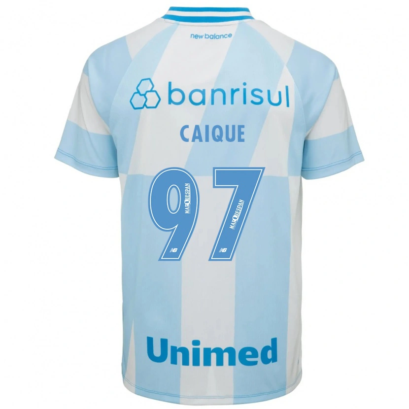Danxen Hombre Camiseta Caíque #97 Azul Claro Blanco 2ª Equipación 2026/27 La Camisa