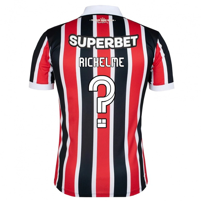 Danxen Hombre Camiseta Marques Rickelme #0 Rojo Blanco Negro 2ª Equipación 2026/27 La Camisa
